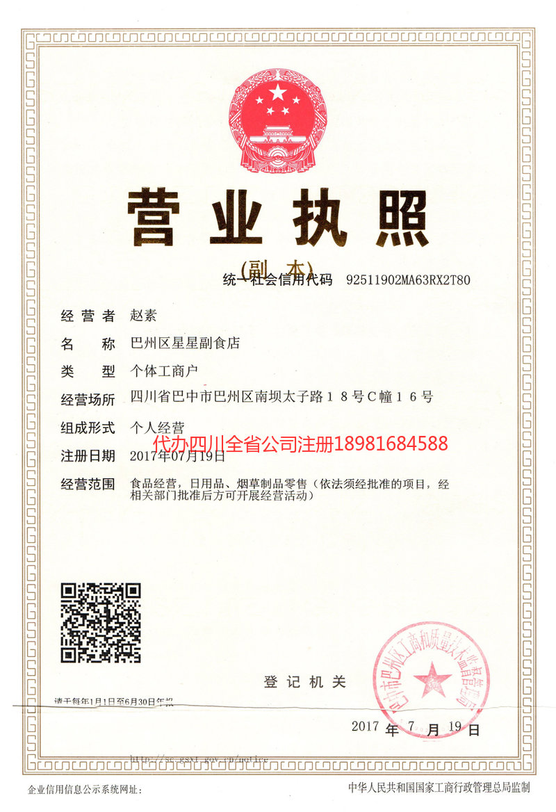 广元广元星星副食店